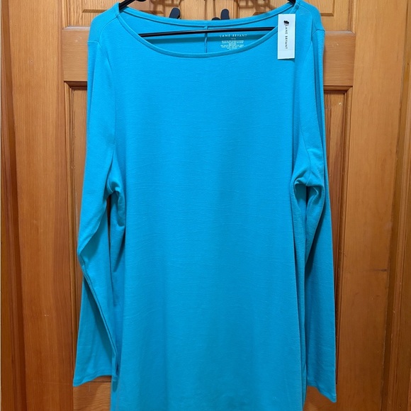 NWT Lane Bryant Vibrant Teal Top Size 14/16 - Picture 1 of 3